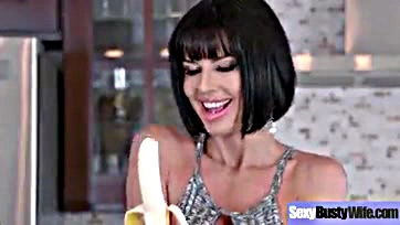 Sexy housewife Veronica Avluv in hardcore sex tape