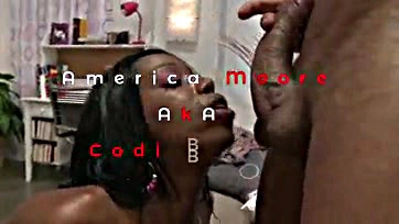 American ebony woman performs explicit sexual acts