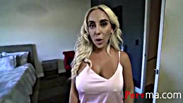 Kylie saves blonde step mom from getting her pussy licked