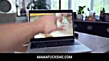 MamaFucksMe steps in on stepson's solo study session