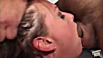 Man cums three times after intense squirting session