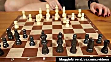 Maggie's frustration leads to a naughty chess move