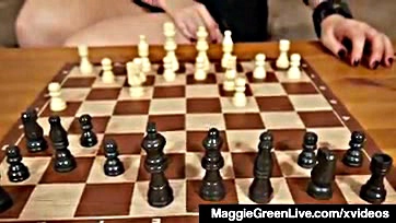 Maggie's frustration leads to a naughty chess move