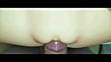 Black woman gets massive cock in her ass