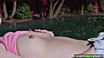 Teen Maya gets rough pussy and vaginal sex