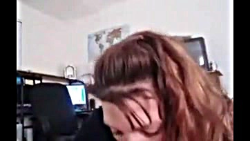 Erin's face covered in cum, hot and messy