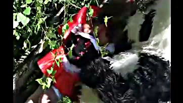 Fucking Little Red Riding Hood gets naughty in woods