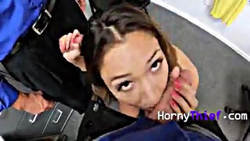 Fed-up LP officers bang hot Asian chick Kimora