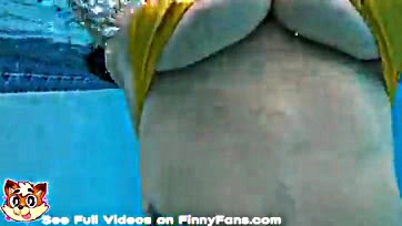 Sister gets massive cock in pool, no parental supervision