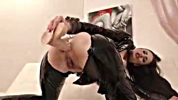 Silvia Sin's intense BDSM scenes feature triple penetration