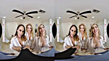 Three MILFs give you a sensual massage