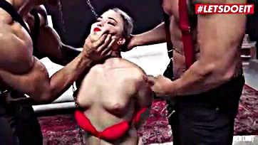 Fucked teen caught, punished by stepdad's brutal cock