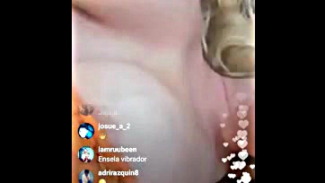 Teaches breasts, uses vibrator on live Instagram