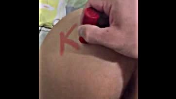 Man writes wife's name on his cock in tribute