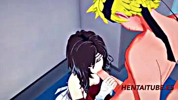 Naruto gets oral sex from Kurenai