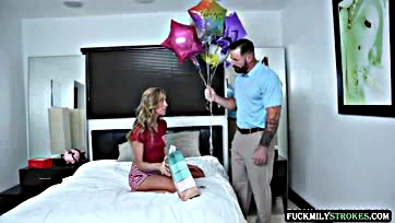 Stepdaughter gets oral pleasure from stepdad, angers mom