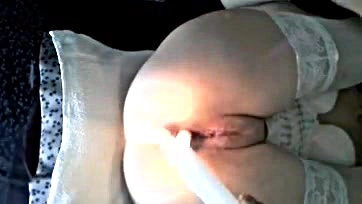 Woman has candles in vagina and anus