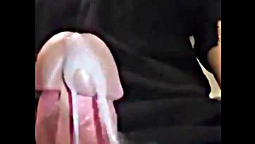 Man's explicit ejaculation caught on camera, semen flows freely