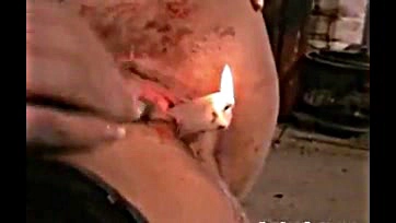 Blonde gets punished by hot wax, rough sex, and pain