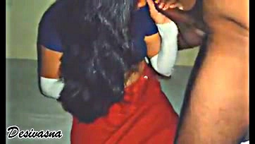 Indian bhabhi's massive pussy gets brutally black-dicked