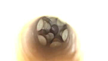 Filling fleshlight with cum, slow-mo ejaculation