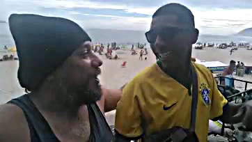 Small dude gets humiliated on Ipanema beach, no one wants him