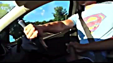 Rider jerked off driver during entire ride, making him cum