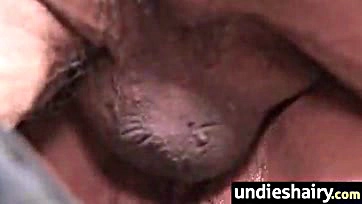 Woman receives intense vaginal penetration and pleasure