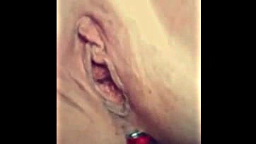 Man inserts penis into a plump woman's vagina