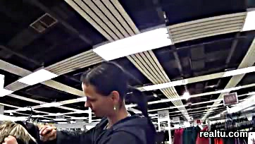 Teen gets screwed by dude at mall POV