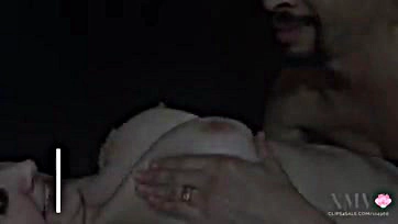 Man sucks wife's tits, then breastfeeds from her