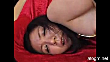 Japanese woman masturbates anus with vibrator