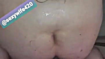 Stepdaughter secretly pleasures dad in shower, then gets caught