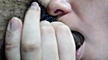 Deep throat followed by rough sex and orgasm