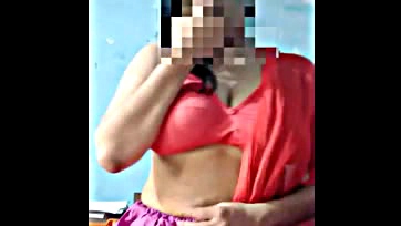 Sexy Indian teen flaunts massive tits on cam