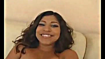 Laurie Vargas receives massive oral cum load