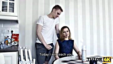 Angry dude gets rough sex with hot tutor