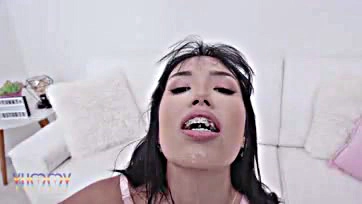 Young Brazilian woman brutally assaulted by multiple penises