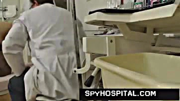 Doctor secretly films vagina and pussy examination