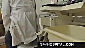 Doctor secretly films vagina and pussy examination