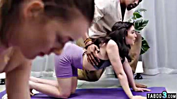 Jane gets BBC-fucked during yoga, no holds barred