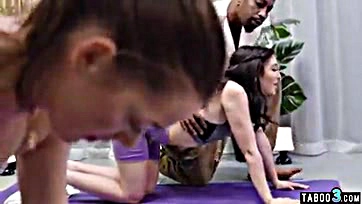 Jane gets BBC-fucked during yoga, no holds barred