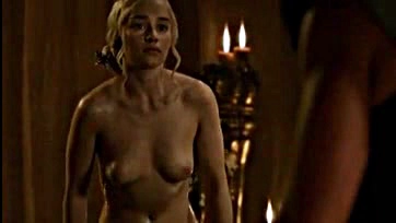 Emilia Clarke's Daenerys gets naked, no dragons involved