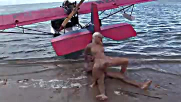 Island tryst between pilot and horny dude gets wild