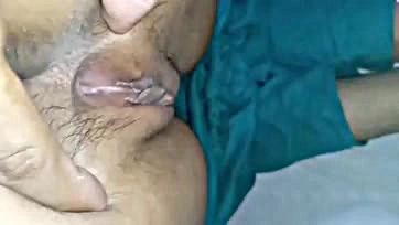 Indian girl's first doggy style and pussy exposure