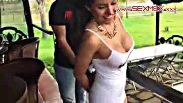 Silvia Santez gets brutally banged by a stranger