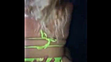 Green stuff gets shoved up someone's ass