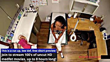 Nikki Star's gynecologist exam gets caught on camera