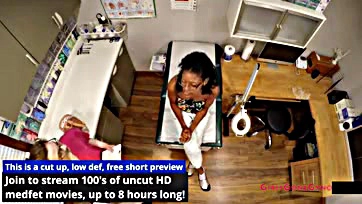 Nikki Star's gynecologist exam gets caught on camera