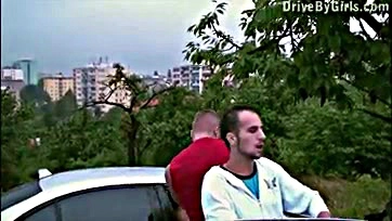 Public oral sex and group sex in a car